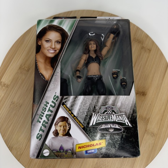 Mattel WWE Elite WrestleMania Trish Stratus‎ Action Figure BAF Nicholas HVJ11 - Picture 6 of 10